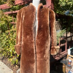 Vintage Caramel Fur Coat